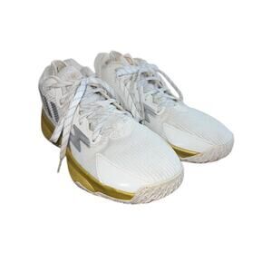 Adidas Mn’s/Yth 5.5 Wms 7.5 Dame 8 "Laheem The Dream" Damian Lillard White Shoes